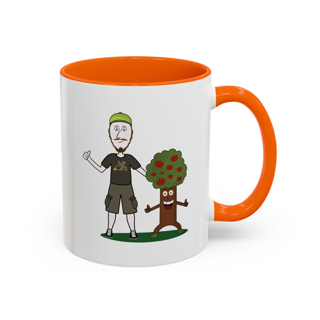 Mug illustré « Jérémy et Pommy »  Commencez la journée avec le sourire ! Ce mug écologique et coloré met en scène Jérémy et Pommy, un duo plein d’humour et de bienveillance. Parfait pour le café, le thé ou les boissons chaudes de vos pauses nature.