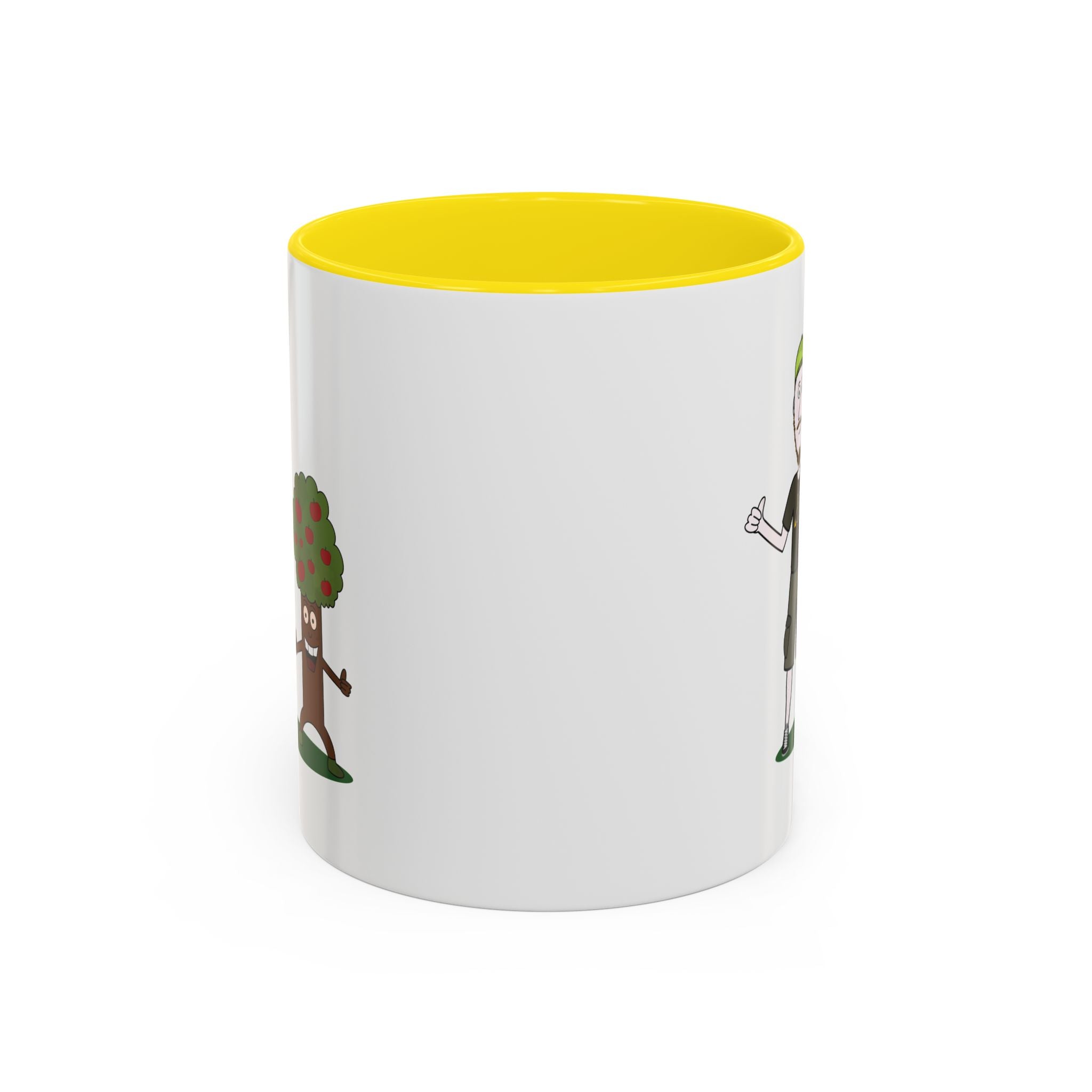 Mug illustré « Jérémy et Pommy »  Commencez la journée avec le sourire ! Ce mug écologique et coloré met en scène Jérémy et Pommy, un duo plein d’humour et de bienveillance. Parfait pour le café, le thé ou les boissons chaudes de vos pauses nature.