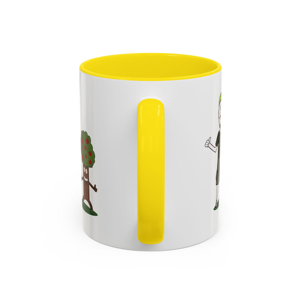 Mug illustré « Jérémy et Pommy »  Commencez la journée avec le sourire ! Ce mug écologique et coloré met en scène Jérémy et Pommy, un duo plein d’humour et de bienveillance. Parfait pour le café, le thé ou les boissons chaudes de vos pauses nature.