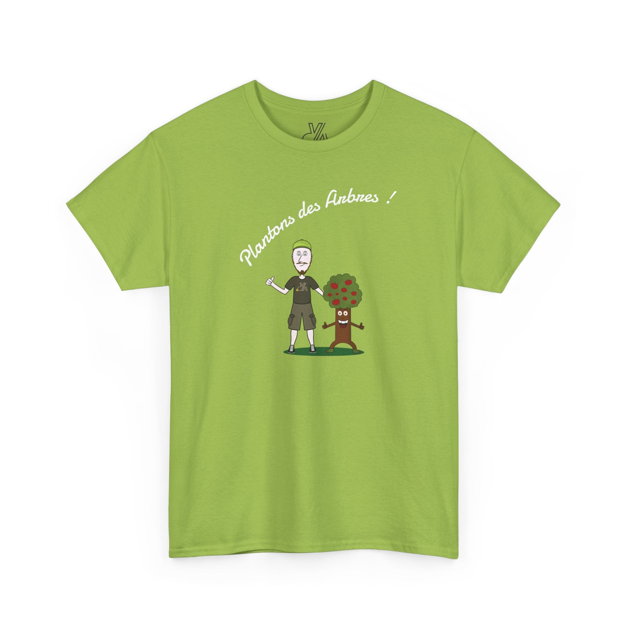 Tree Planter Graphic Tee - 'Plantons des Arbres' Environmental T-Shirt
