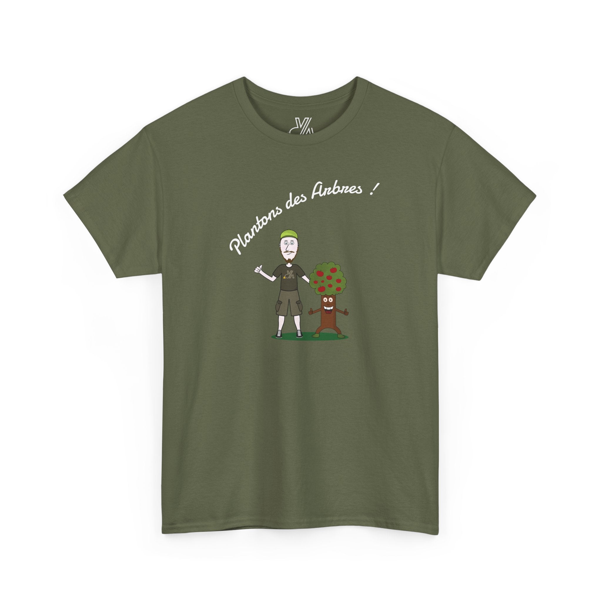 Tree Planter Graphic Tee - 'Plantons des Arbres' Environmental T-Shirt