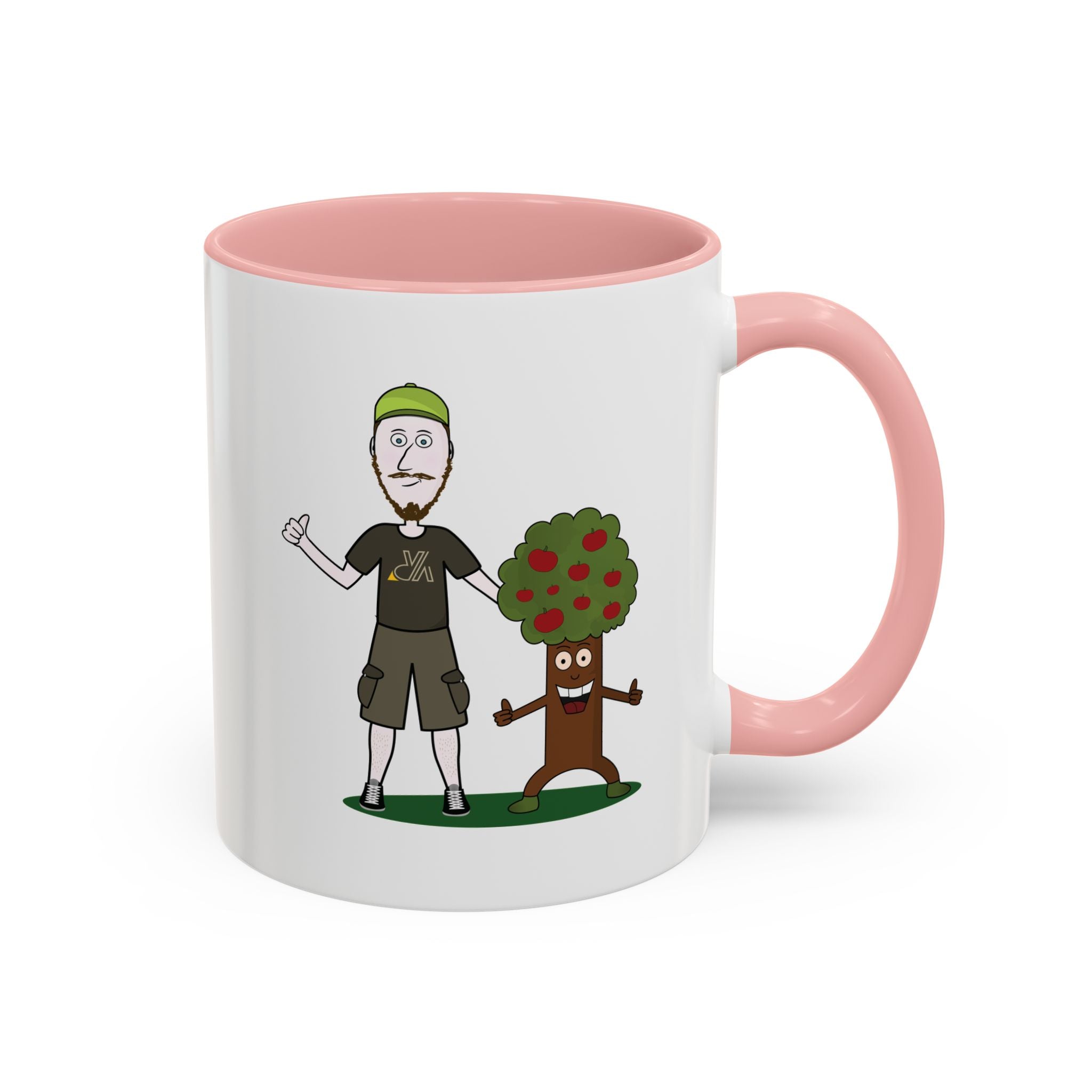 Mug illustré « Jérémy et Pommy »  Commencez la journée avec le sourire ! Ce mug écologique et coloré met en scène Jérémy et Pommy, un duo plein d’humour et de bienveillance. Parfait pour le café, le thé ou les boissons chaudes de vos pauses nature.