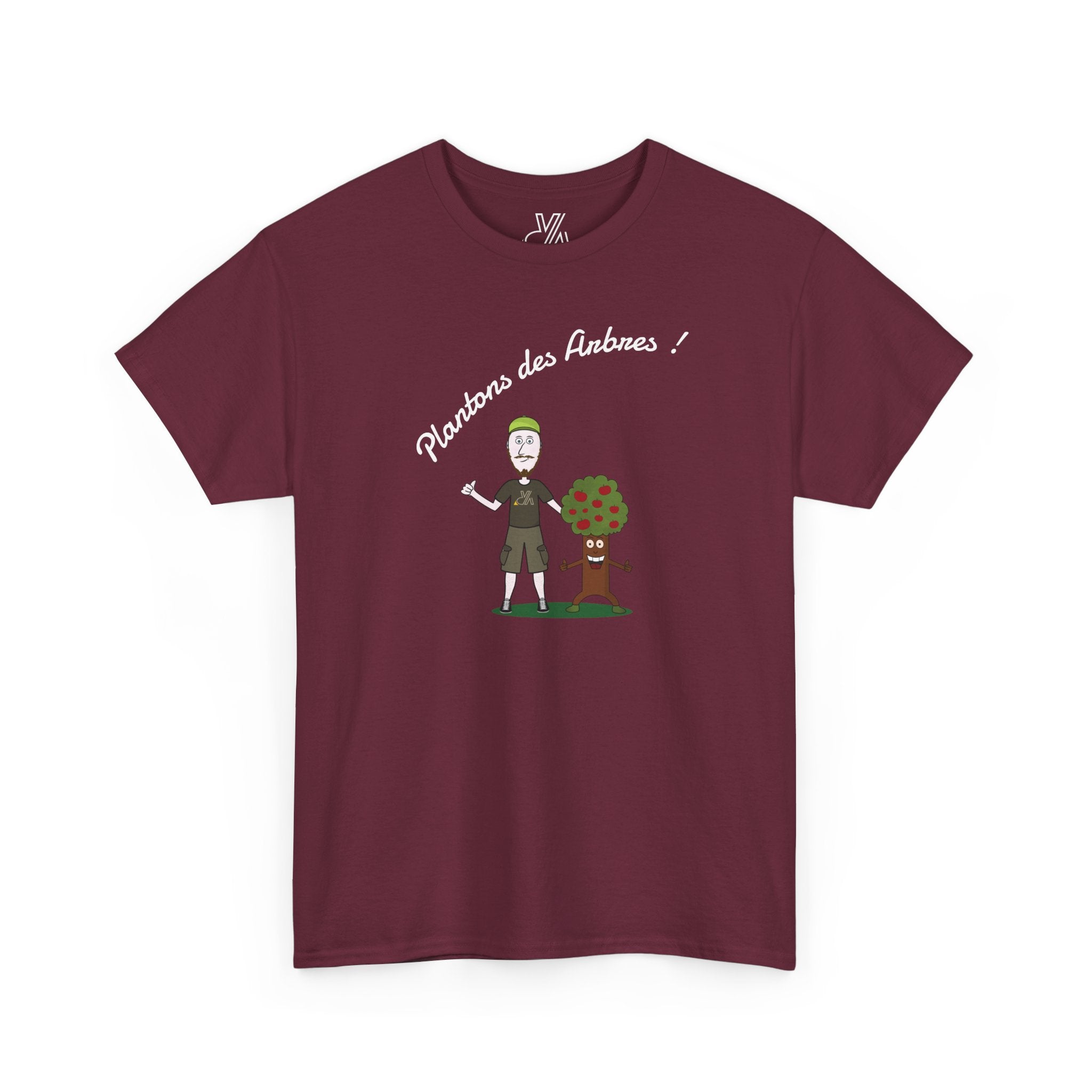 Tree Planter Graphic Tee - 'Plantons des Arbres' Environmental T-Shirt