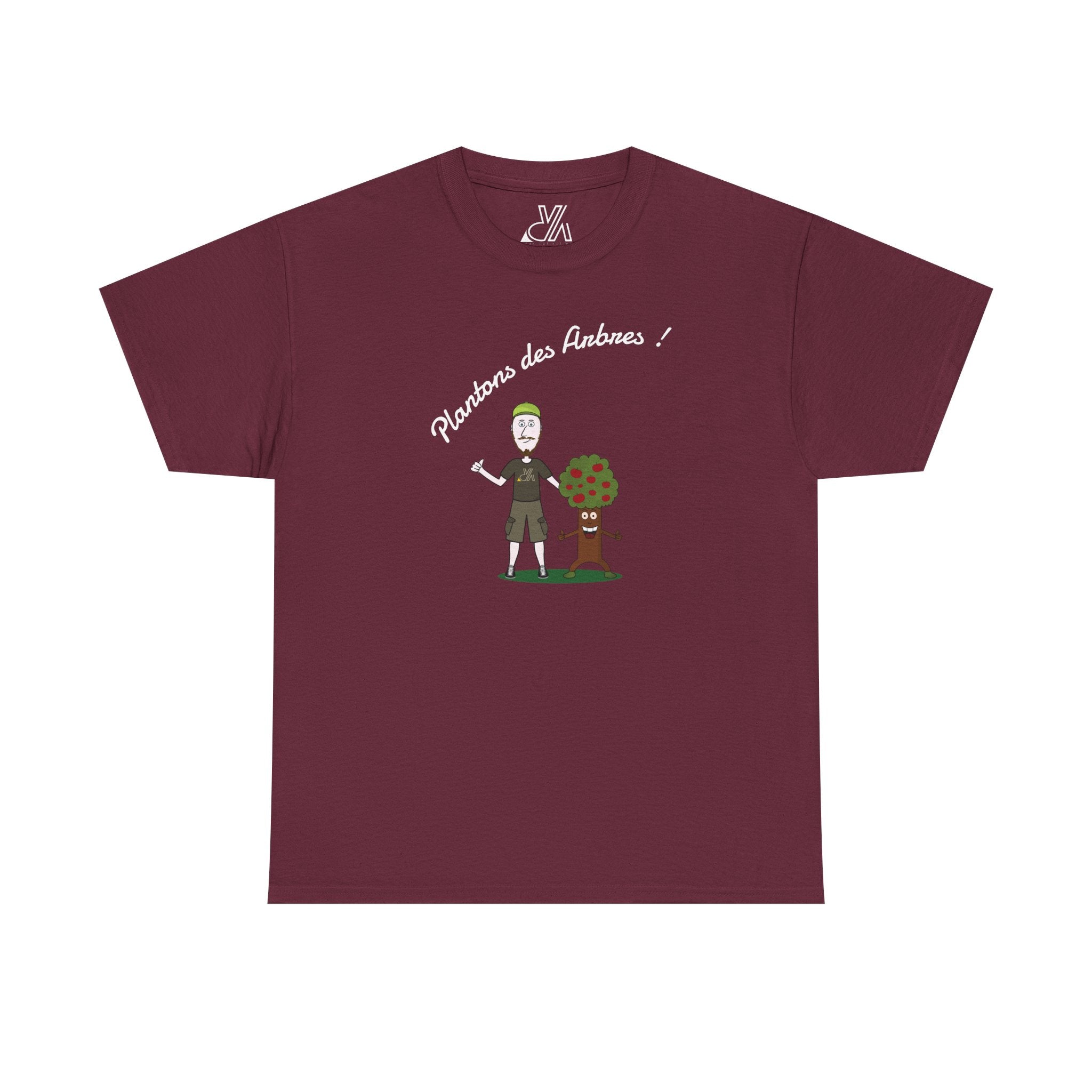 Tree Planter Graphic Tee - 'Plantons des Arbres' Environmental T-Shirt