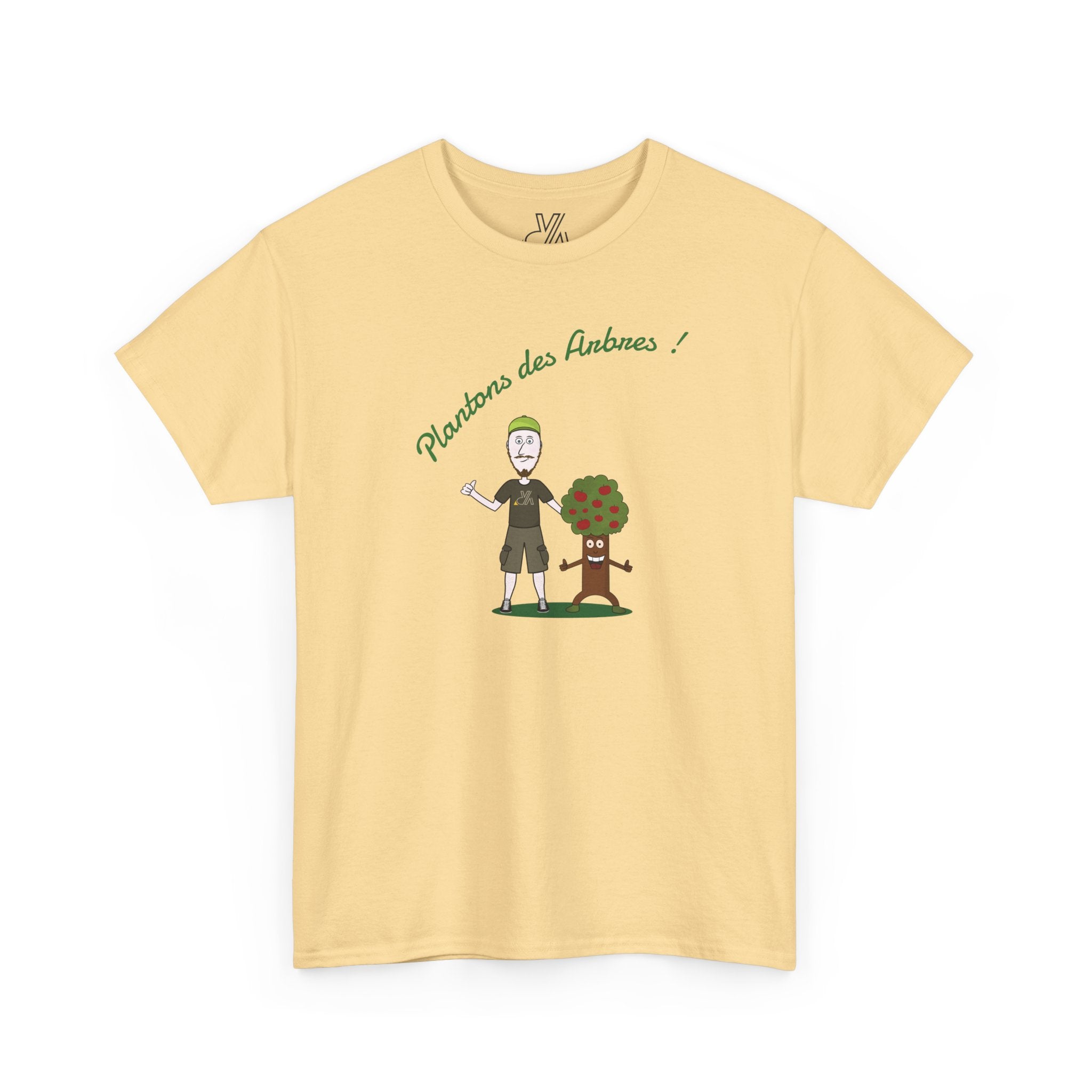 Tree Planter Graphic Tee - 'Plantons des Arbres' Environmental T-Shirt