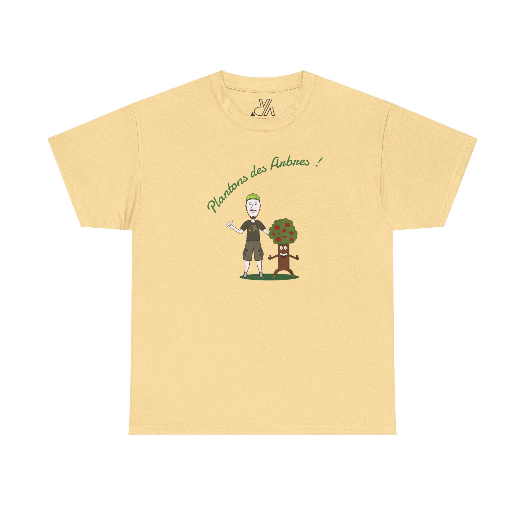 Tree Planter Graphic Tee - 'Plantons des Arbres' Environmental T-Shirt