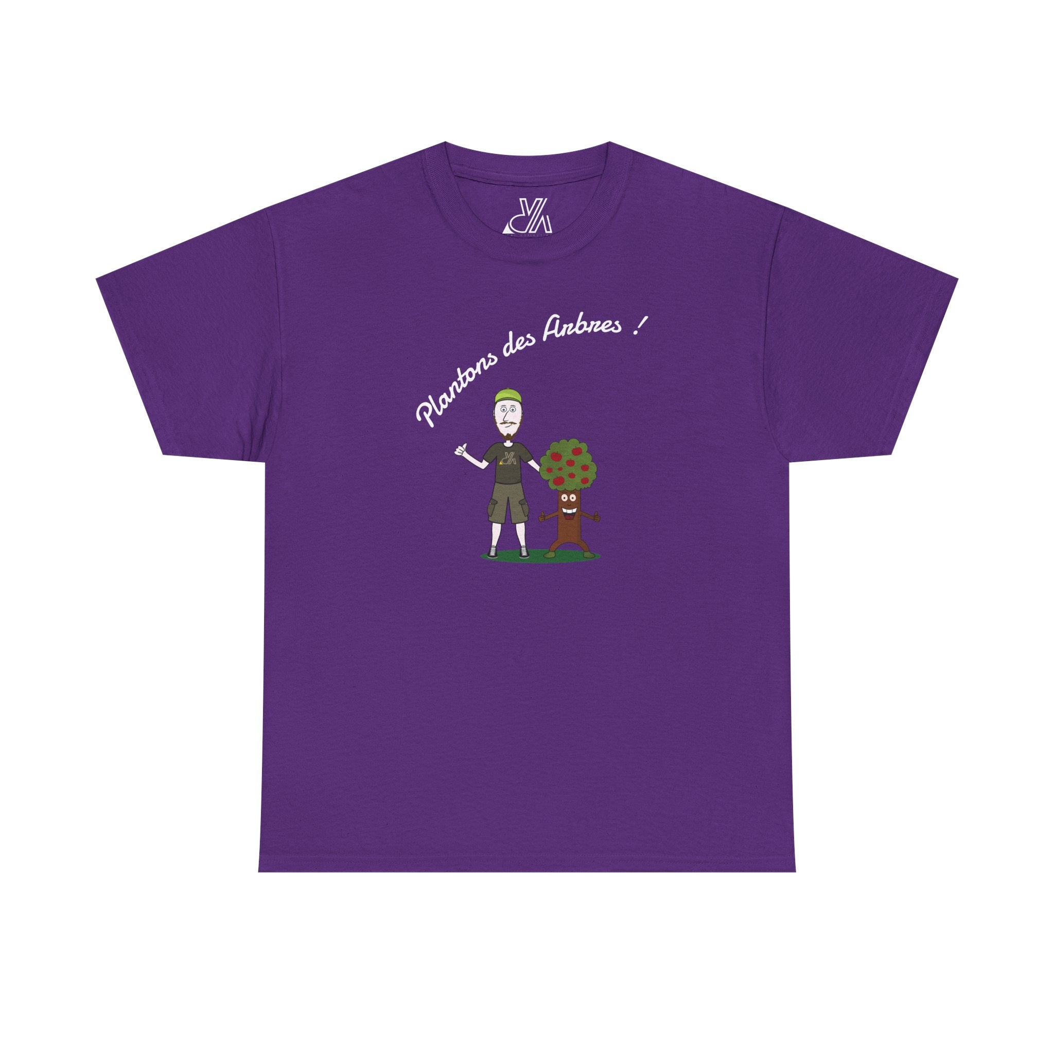 Tree Planter Graphic Tee - 'Plantons des Arbres' Environmental T-Shirt