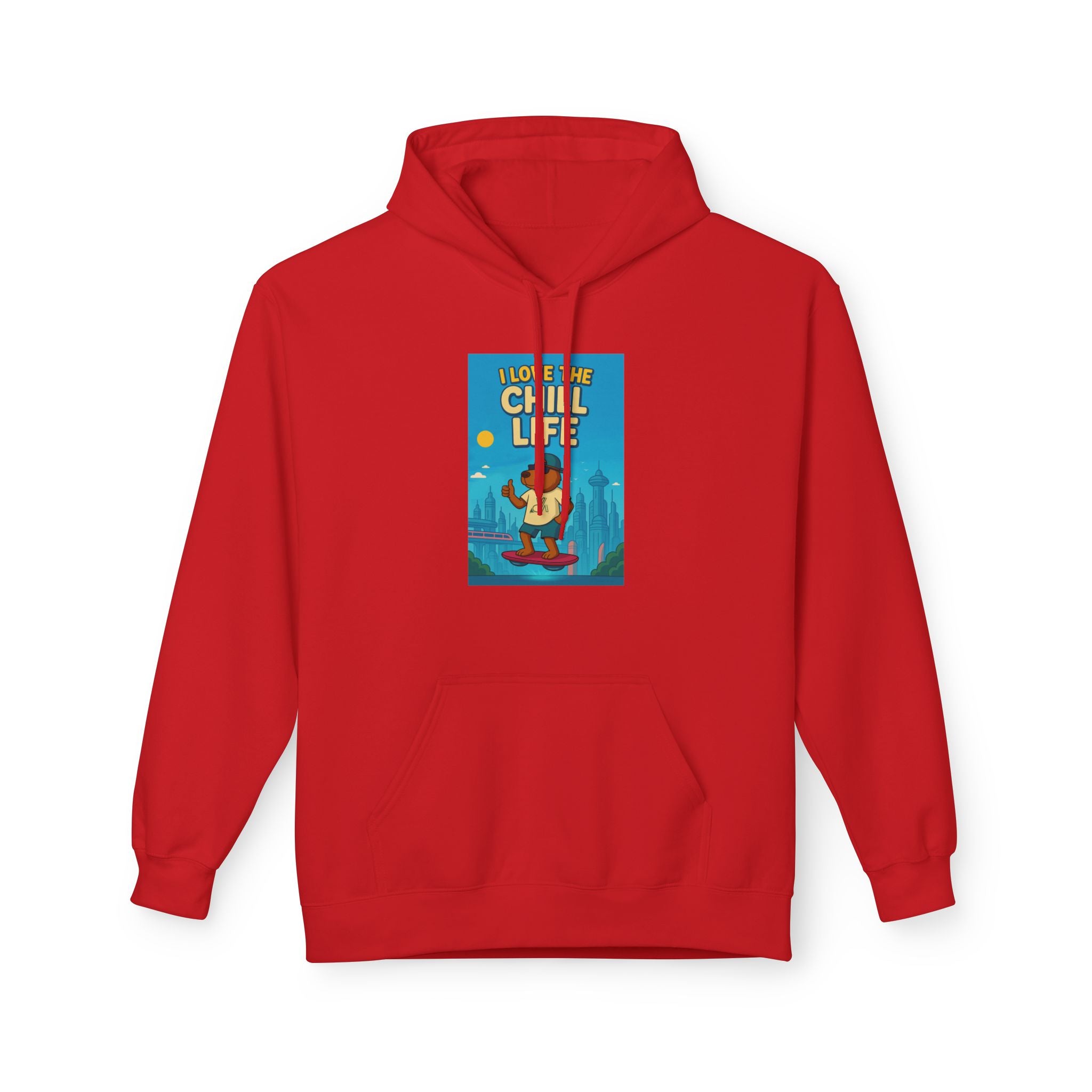 Chill Life Guitar Hoodie — Vintage Surf Vibe Music Sweatshirt