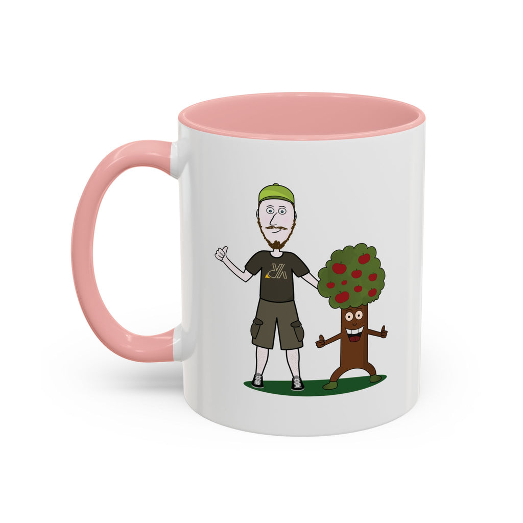 Mug illustré « Jérémy et Pommy »  Commencez la journée avec le sourire ! Ce mug écologique et coloré met en scène Jérémy et Pommy, un duo plein d’humour et de bienveillance. Parfait pour le café, le thé ou les boissons chaudes de vos pauses nature.