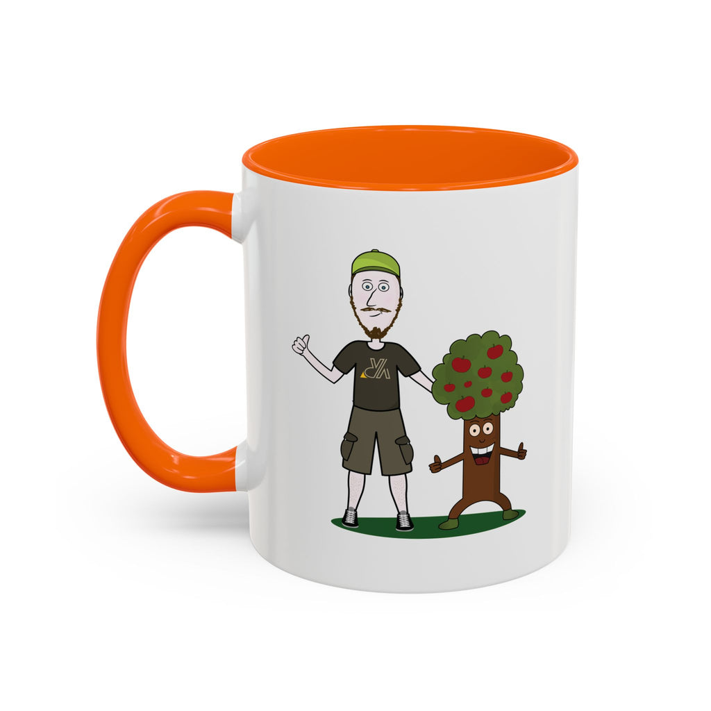 Mug illustré « Jérémy et Pommy »  Commencez la journée avec le sourire ! Ce mug écologique et coloré met en scène Jérémy et Pommy, un duo plein d’humour et de bienveillance. Parfait pour le café, le thé ou les boissons chaudes de vos pauses nature.