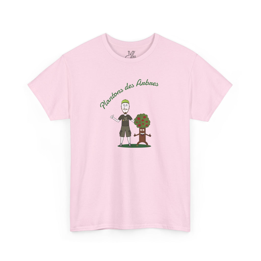 Tree Planter Graphic Tee - 'Plantons des Arbres' Environmental T-Shirt