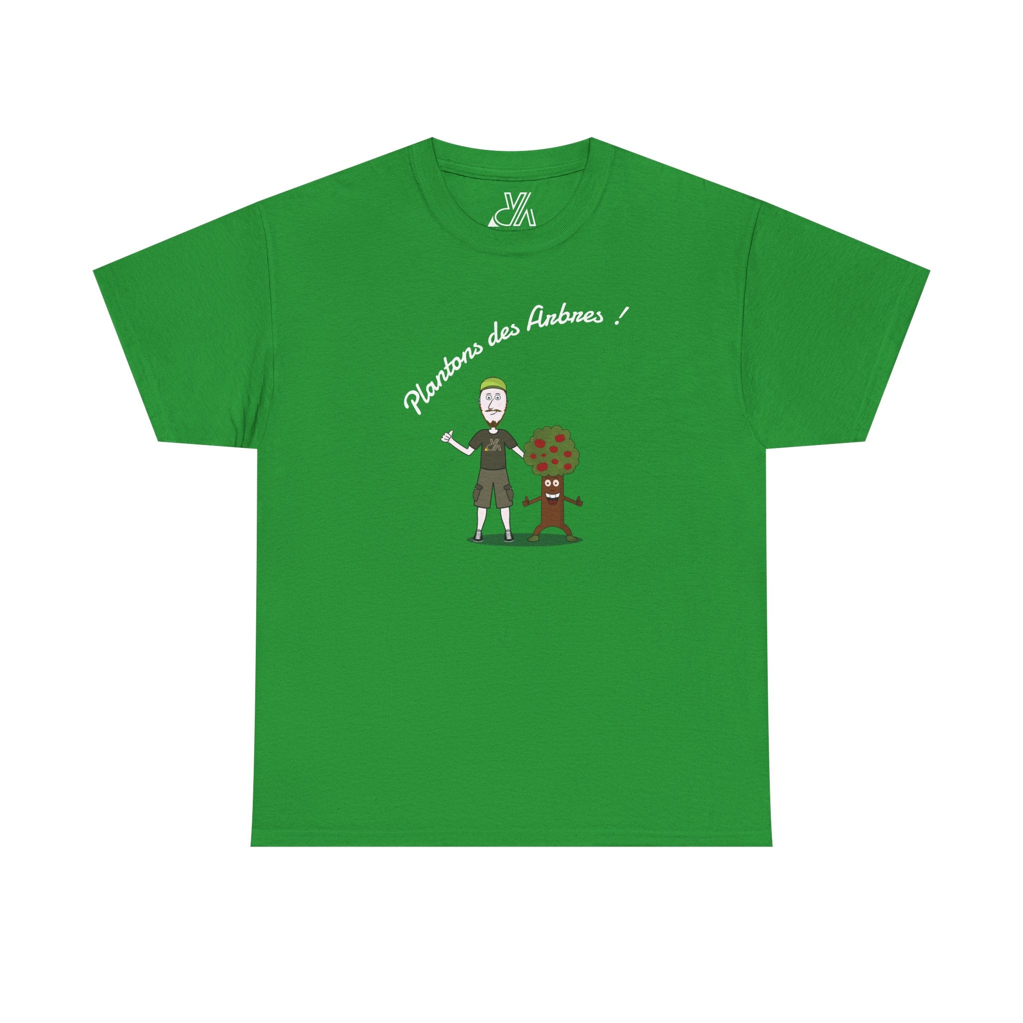 Tree Planter Graphic Tee - 'Plantons des Arbres' Environmental T-Shirt