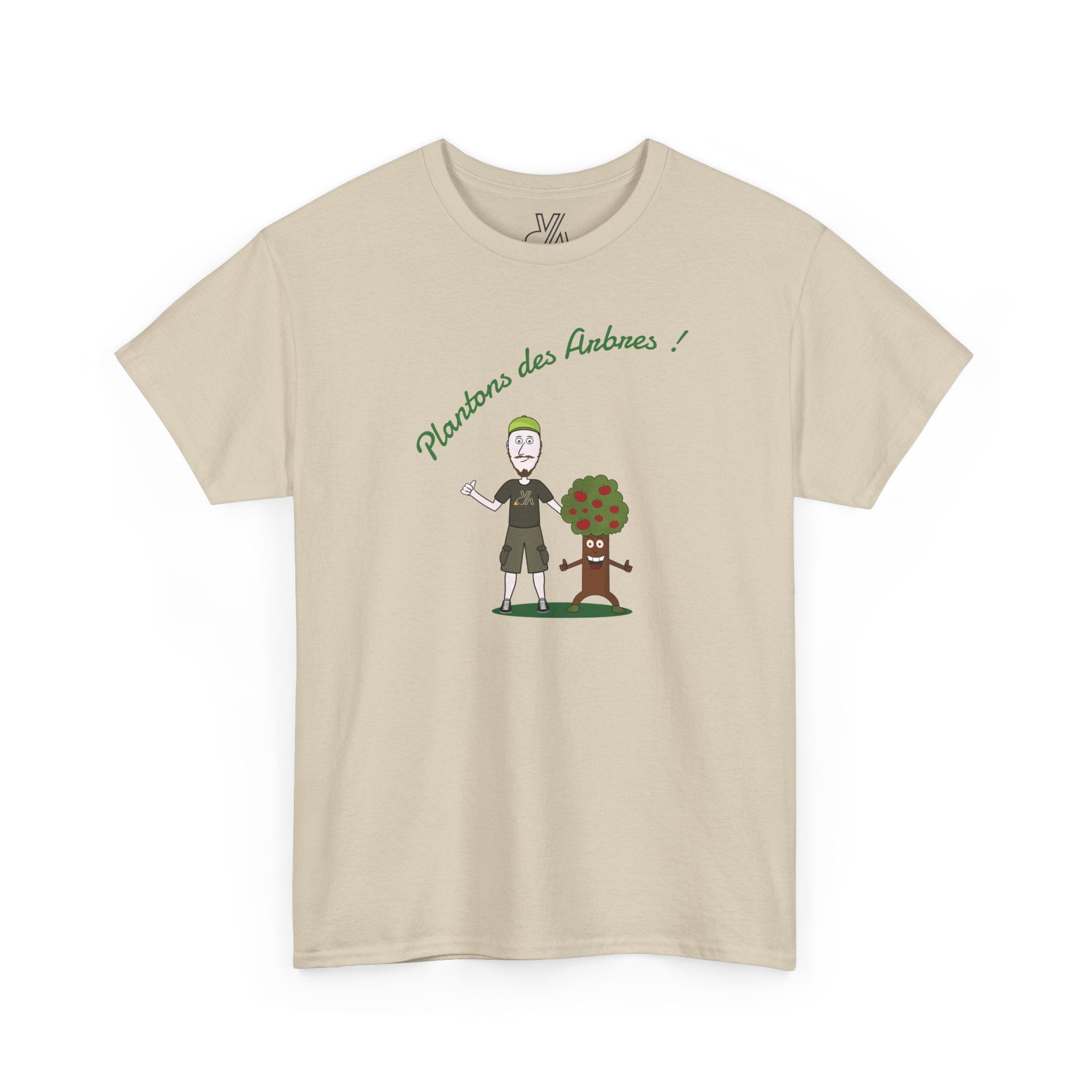Tree Planter Graphic Tee - 'Plantons des Arbres' Environmental T-Shirt