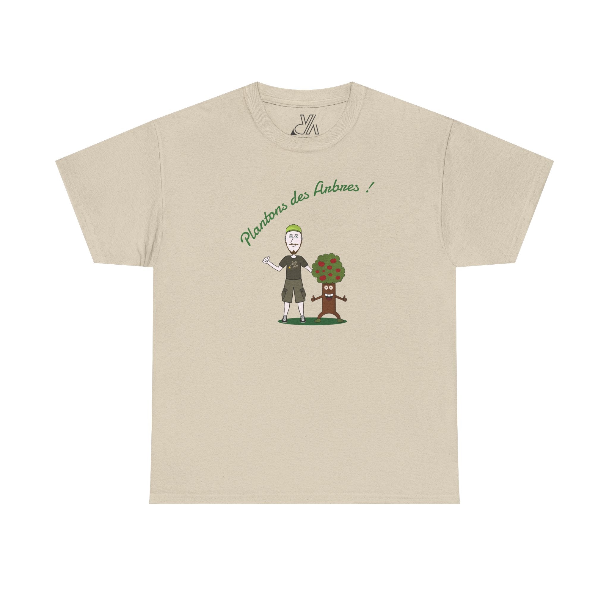Tree Planter Graphic Tee - 'Plantons des Arbres' Environmental T-Shirt