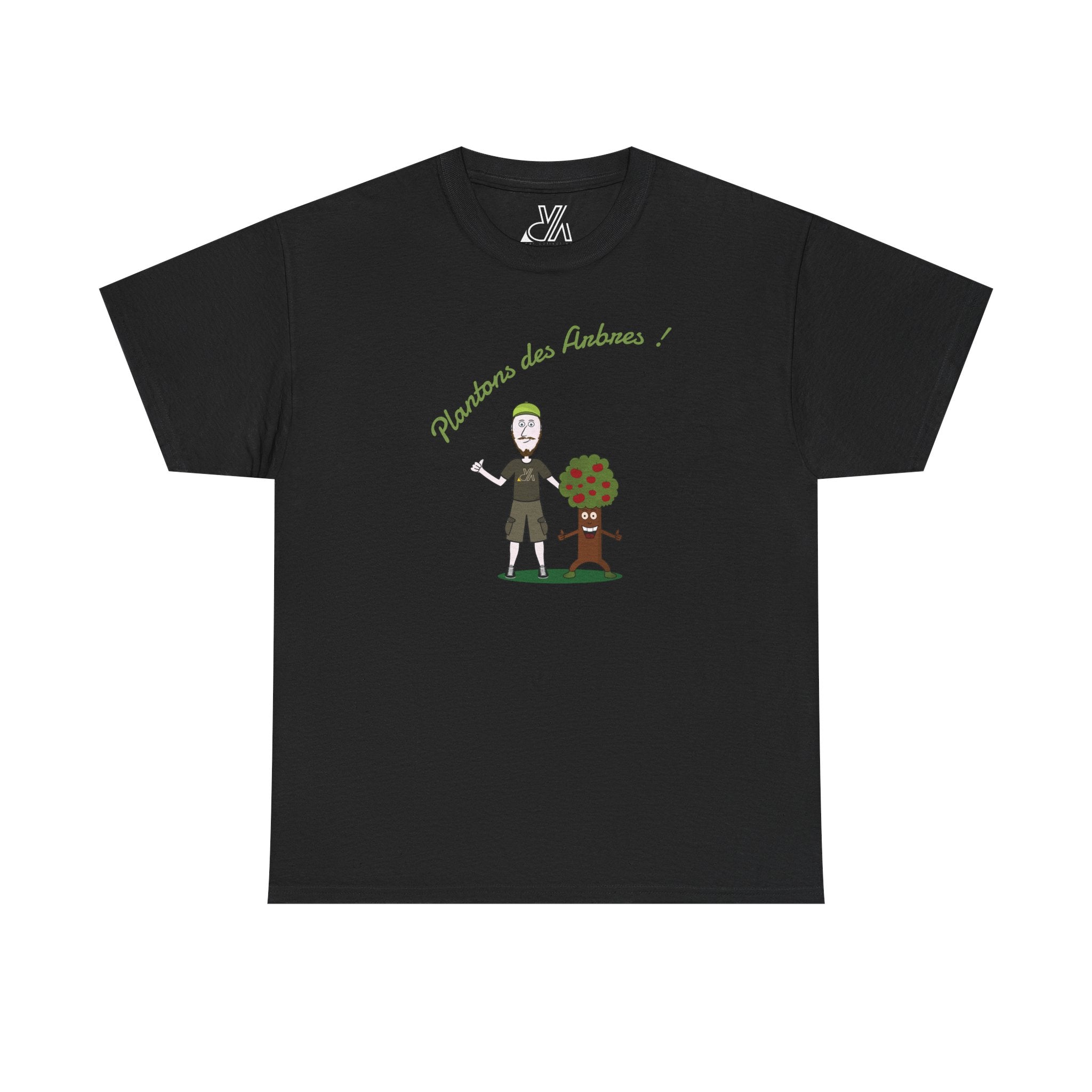 Tree Planter Graphic Tee - 'Plantons des Arbres' Environmental T-Shirt
