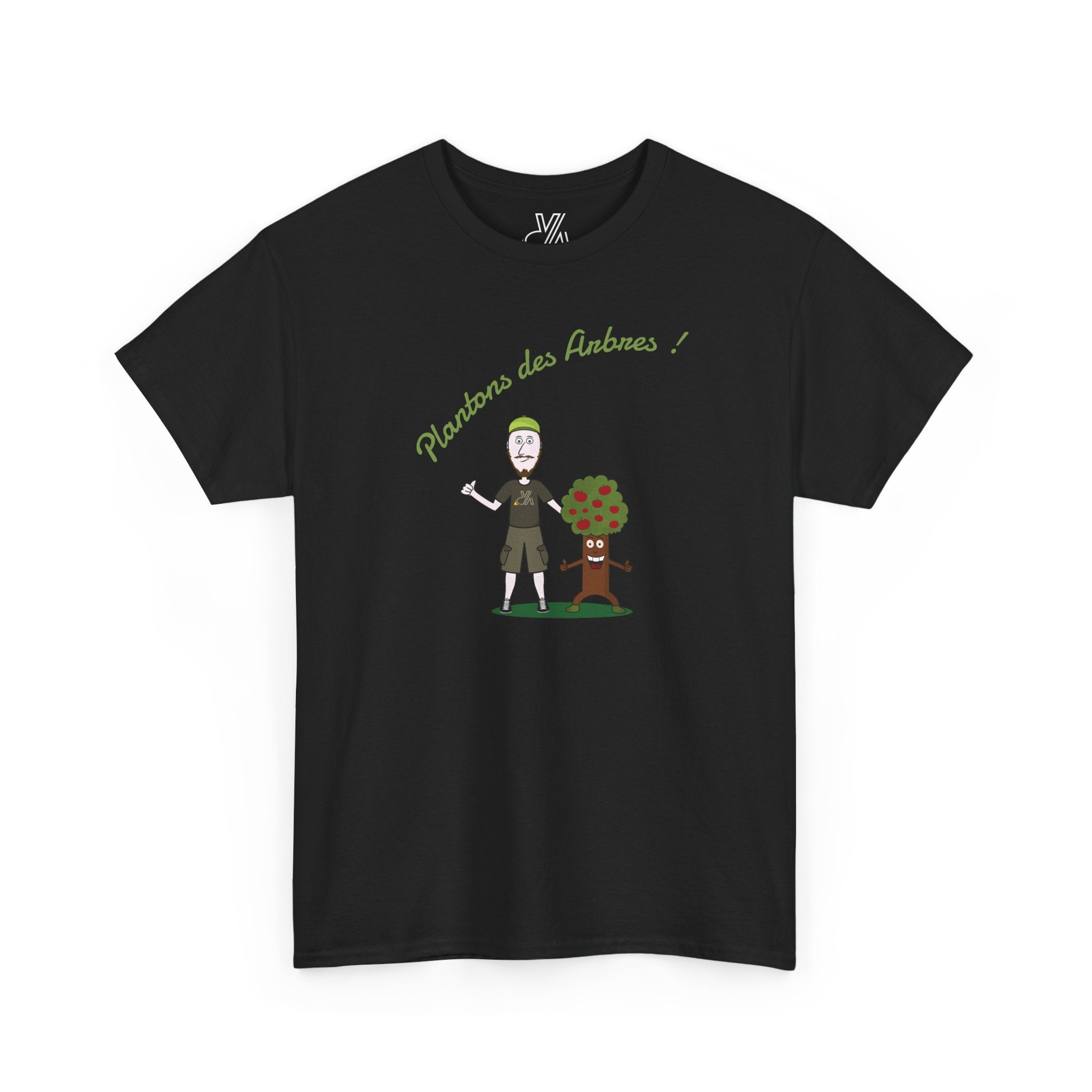 Tree Planter Graphic Tee - 'Plantons des Arbres' Environmental T-Shirt