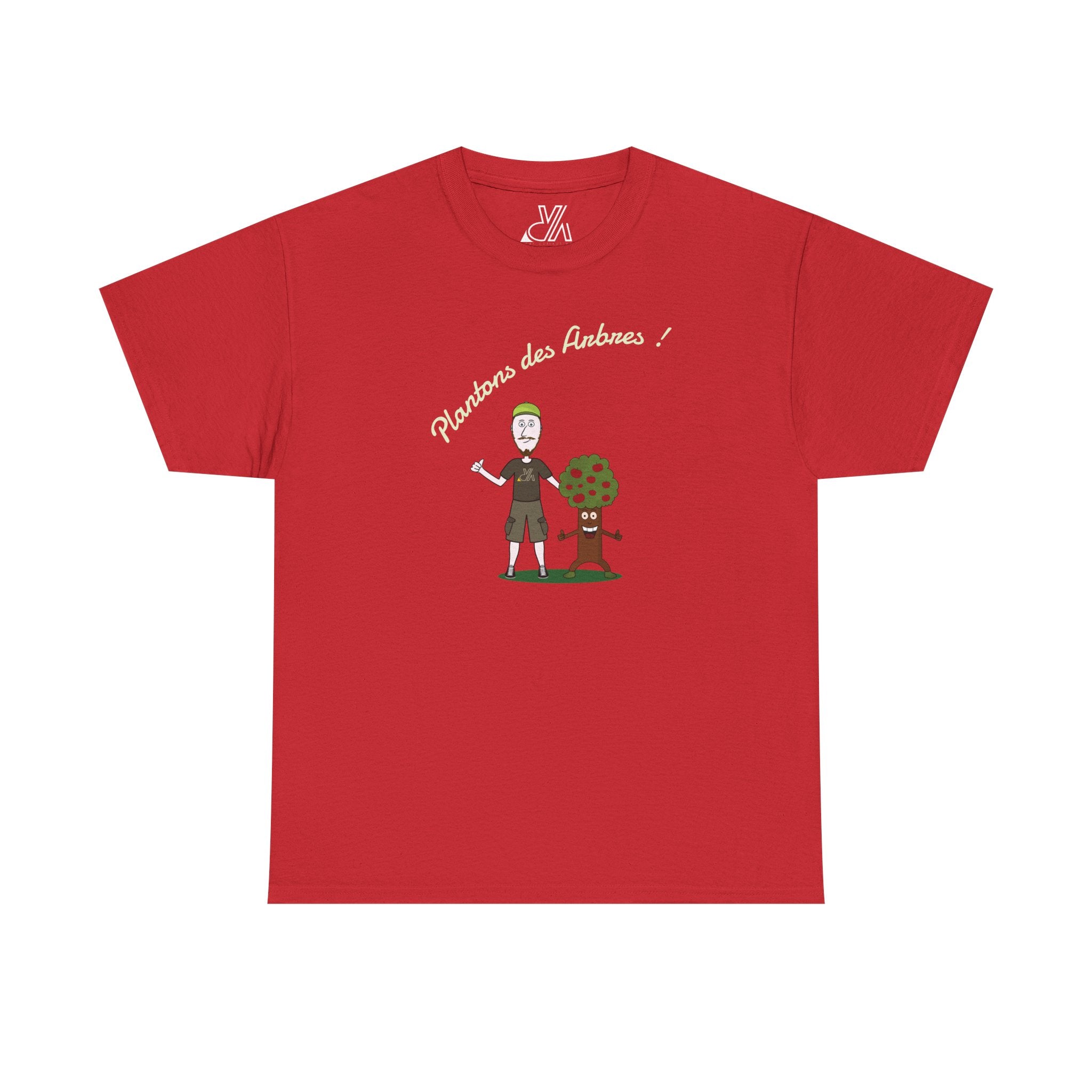 Tree Planter Graphic Tee - 'Plantons des Arbres' Environmental T-Shirt