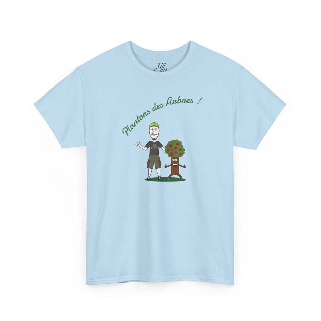 Tree Planter Graphic Tee - 'Plantons des Arbres' Environmental T-Shirt