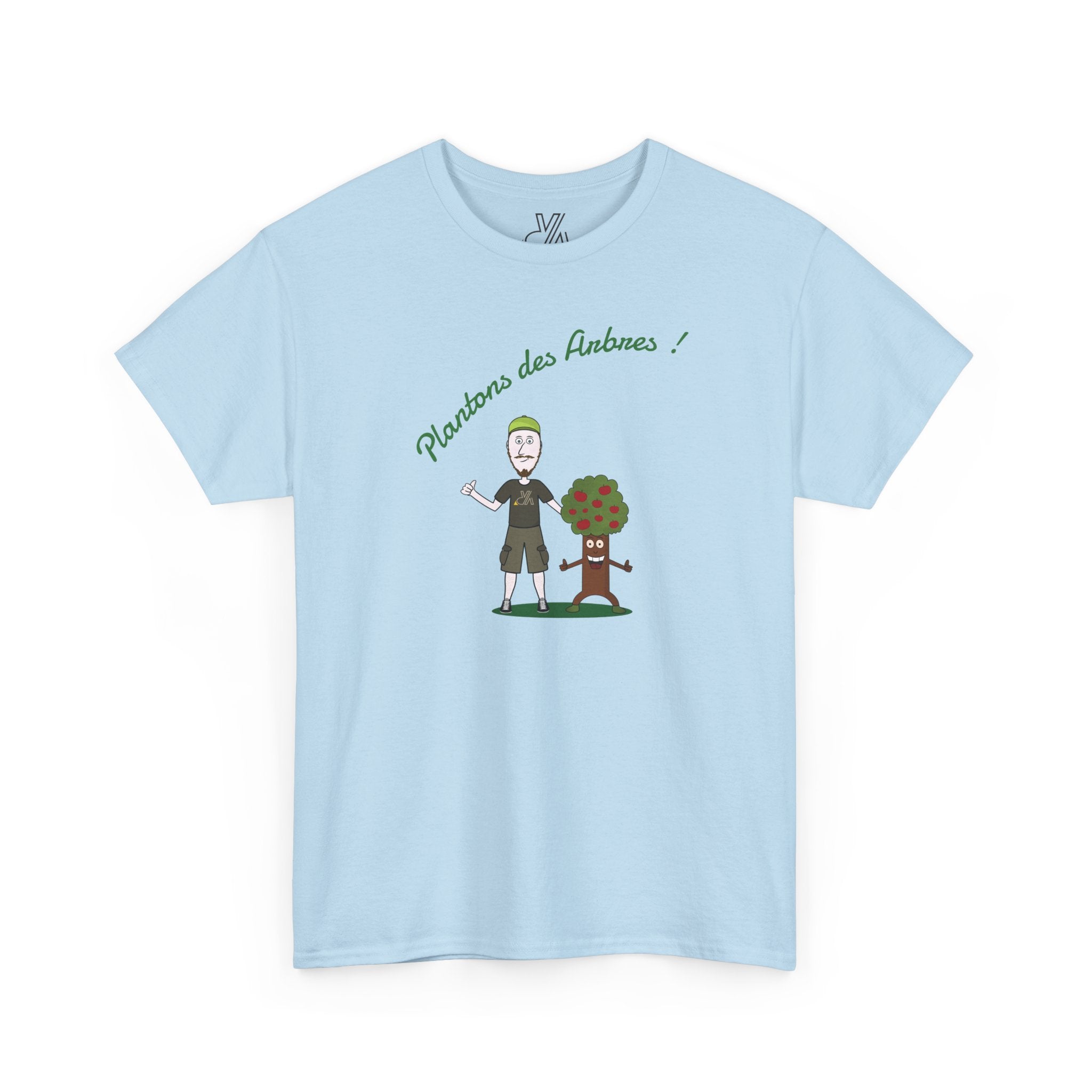 Tree Planter Graphic Tee - 'Plantons des Arbres' Environmental T-Shirt