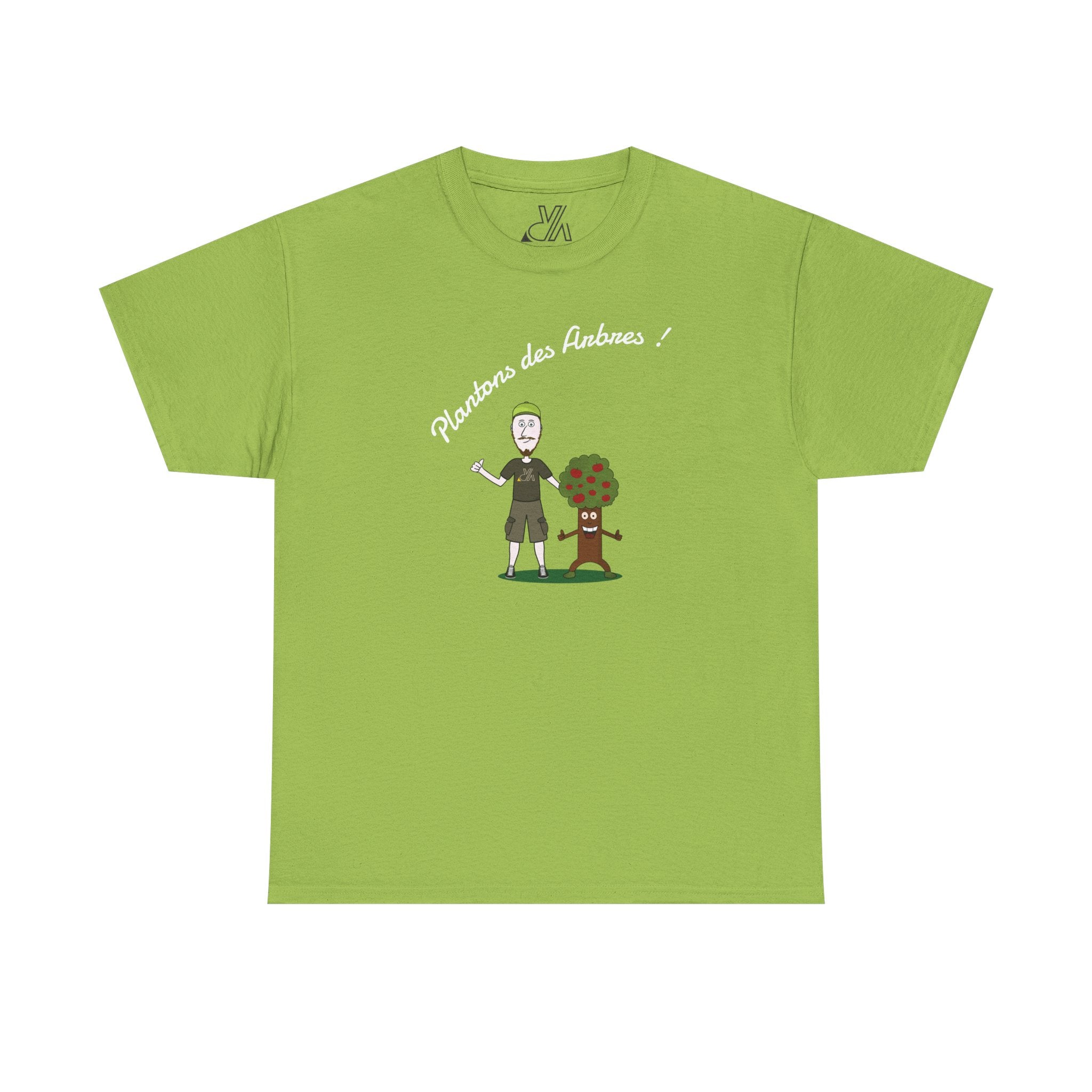 Tree Planter Graphic Tee - 'Plantons des Arbres' Environmental T-Shirt